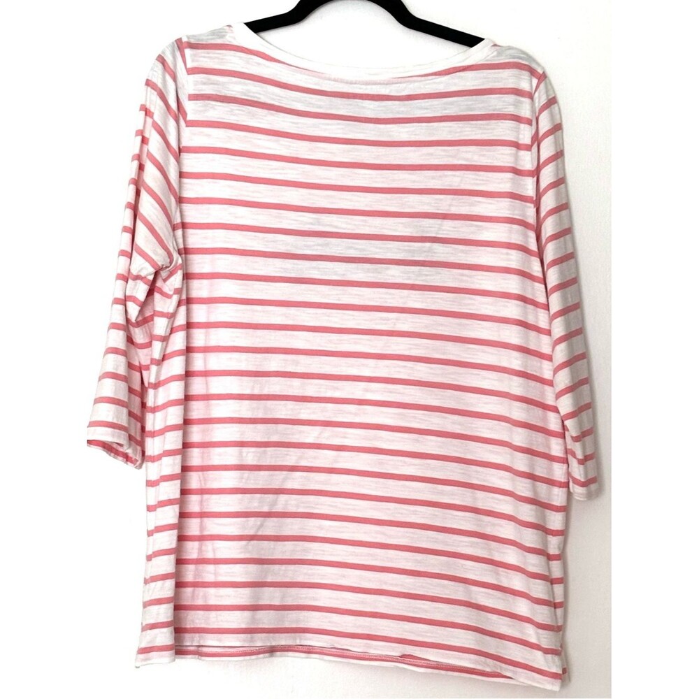 Talbots Cotton “Lovely” 3/4 Sleeve Tee Size 1XP - Picture 3 of 5